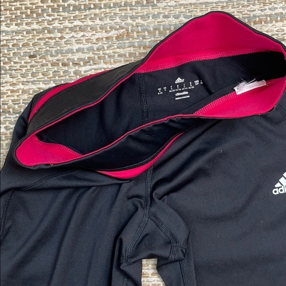 adidas Pink and Black Climate Capris - Picture 5 of 5